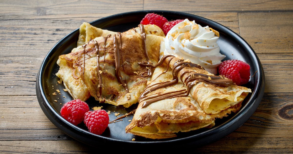 sourdough discard crepe